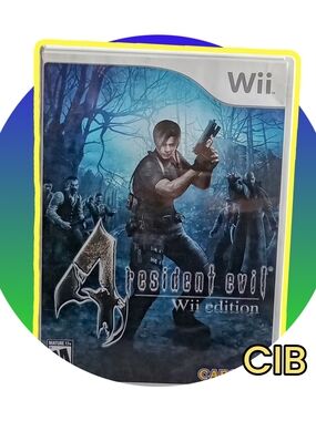 Resident Evil 4 Wii Edition Nintendo Wii CIB Classic Survival Game Apocalypse